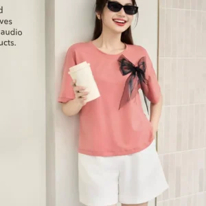 ao phong cotton vai chom no cardina