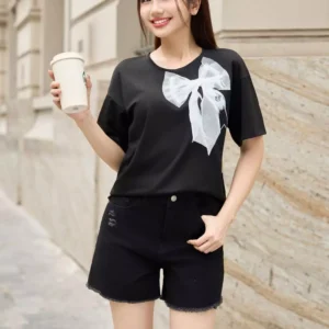 ao phong cotton vai chom no cardina