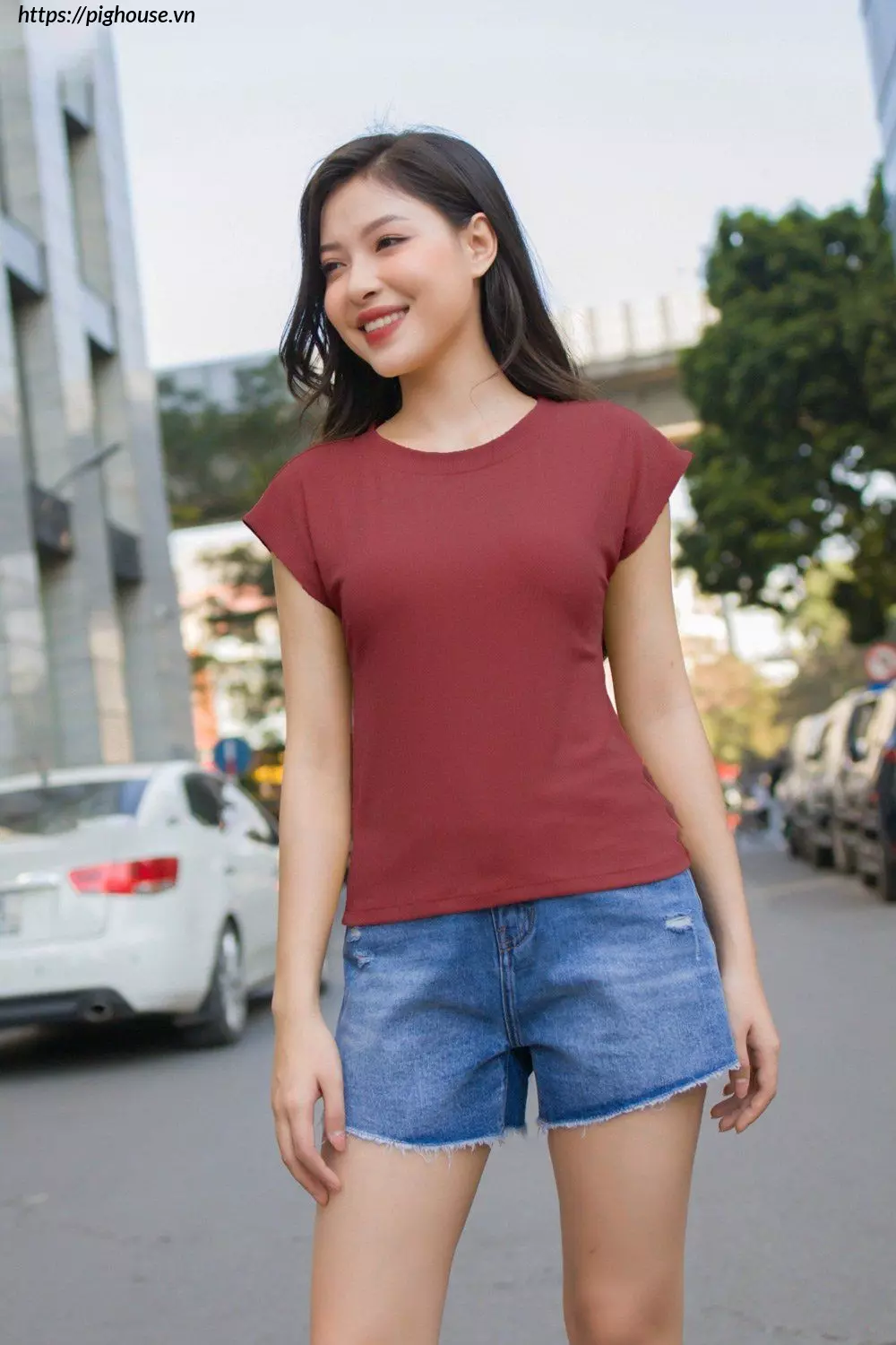 áo tăm lạnh cardina cổ tròn