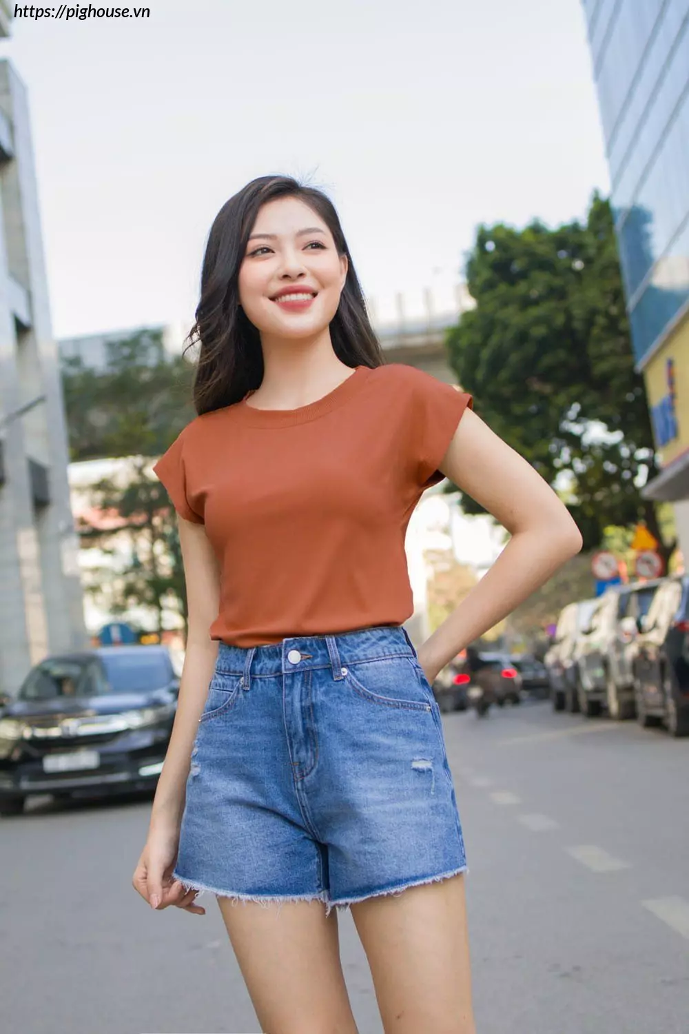 áo tăm lạnh cardina cổ tròn