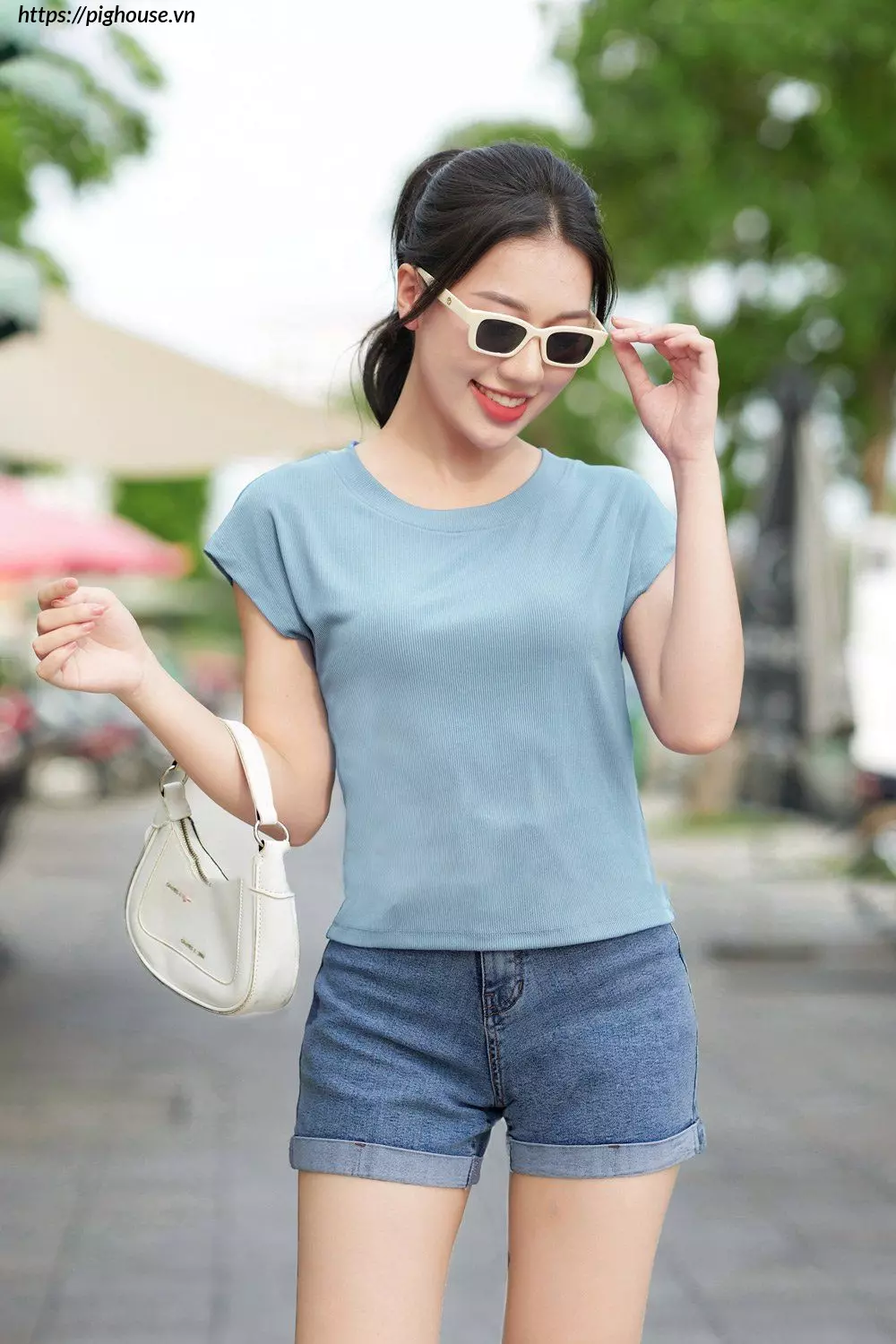 áo tăm lạnh cardina cổ tròn