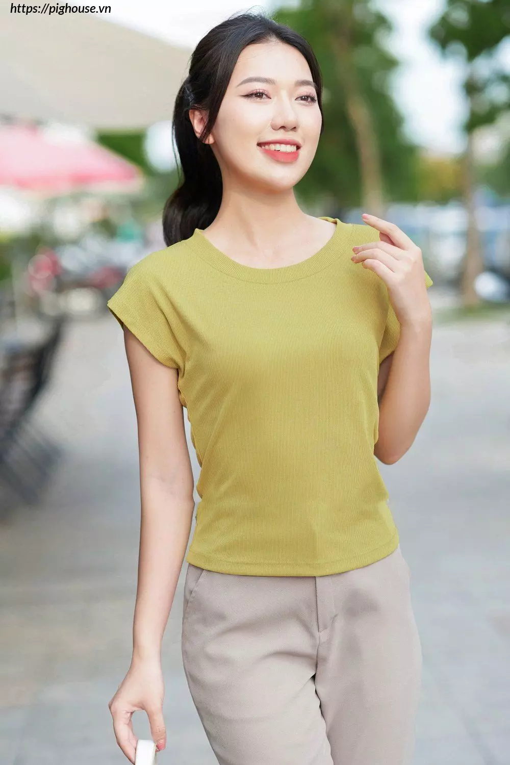 áo tăm lạnh cardina cổ tròn