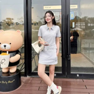 Polo Nu Cotton Theu Nguc Cardina