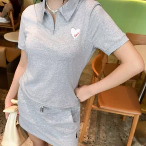 Polo Nu Cotton Theu Nguc Cardina