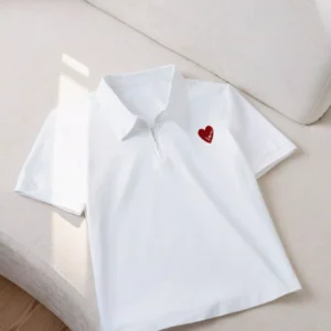 Polo Nu Cotton Theu Nguc Cardina