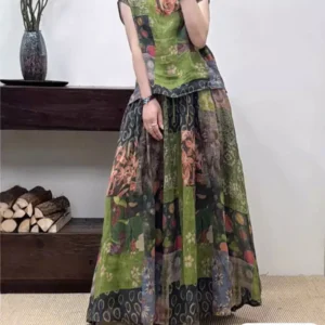 Set Linen Thêu Freesize 40-65kg