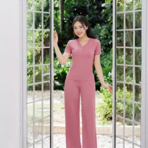 Bộ đồ mặc nhà tăm lạnh quần suông Cardina