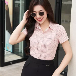 Chân váy midi dáng A cạp góc tinh tế