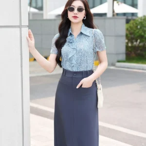 Ao so mi cong so LUPERI thanh lich