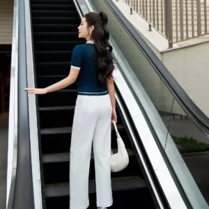 Ao Polo Len Det Co Gian Mem Mai Tre Trung