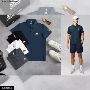 Ao Polo Adidas AC25614 Keo Tan Hot Trend