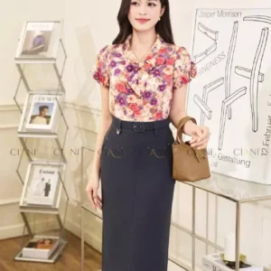 Sơ mi hoa CIANI thanh lịch