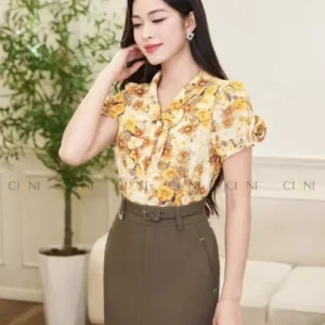 Sơ mi hoa CIANI thanh lịch
