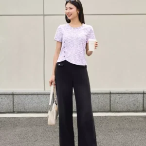 Croptop Tam Cotton Ta Lech Cardina