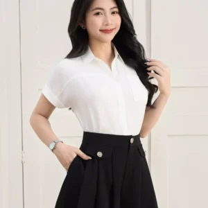 Quần Sooc A Xếp Ly Cardina