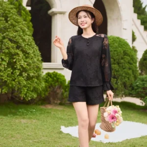 Áo ren thêu tay Cardina