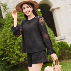 Áo ren thêu tay Cardina