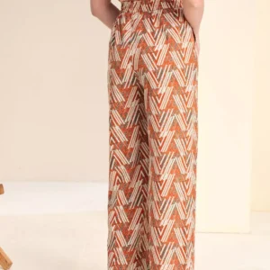 Bộ Cotton Suông Quần Baggy Vải Velo Mềm Mát