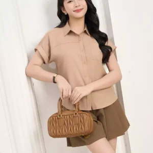 Áo Sơ Mi Vai Chờm Thanh Lịch