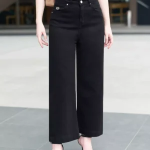 Quần Jeans Nữ Suông Nấm LUPERI