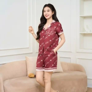 Pijama Lua Satin LOVE Mem Mai Cardina