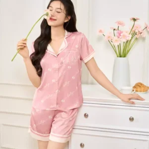 Pijama Lua Satin LOVE Mem Mai Cardina