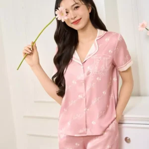 Pijama Lua Satin LOVE Mem Mai Cardina