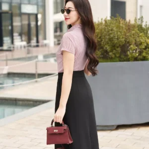 Chân váy midi dáng A LUPERI