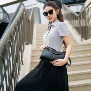 Áo ký giả LUPERI tay ngắn dáng trẻ trung