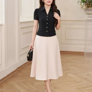 Áo ký giả LUPERI tay ngắn dáng trẻ trung