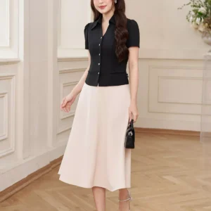 Áo ký giả LUPERI tay ngắn dáng trẻ trung