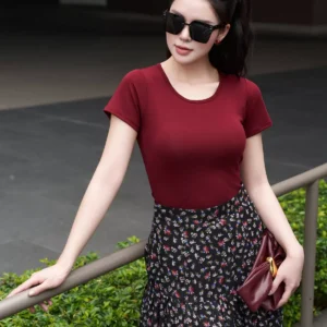 Áo Thun Đệm Ngực LUPERI Co Giãn