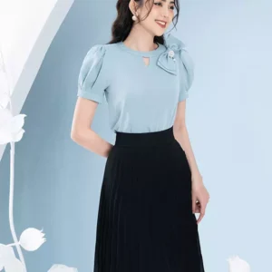 Chan vay xep ly chiffon dang dai