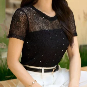 Áo Ren Ép Đá Cardina Younger