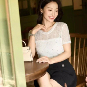 Áo Ren Ép Đá Cardina Younger