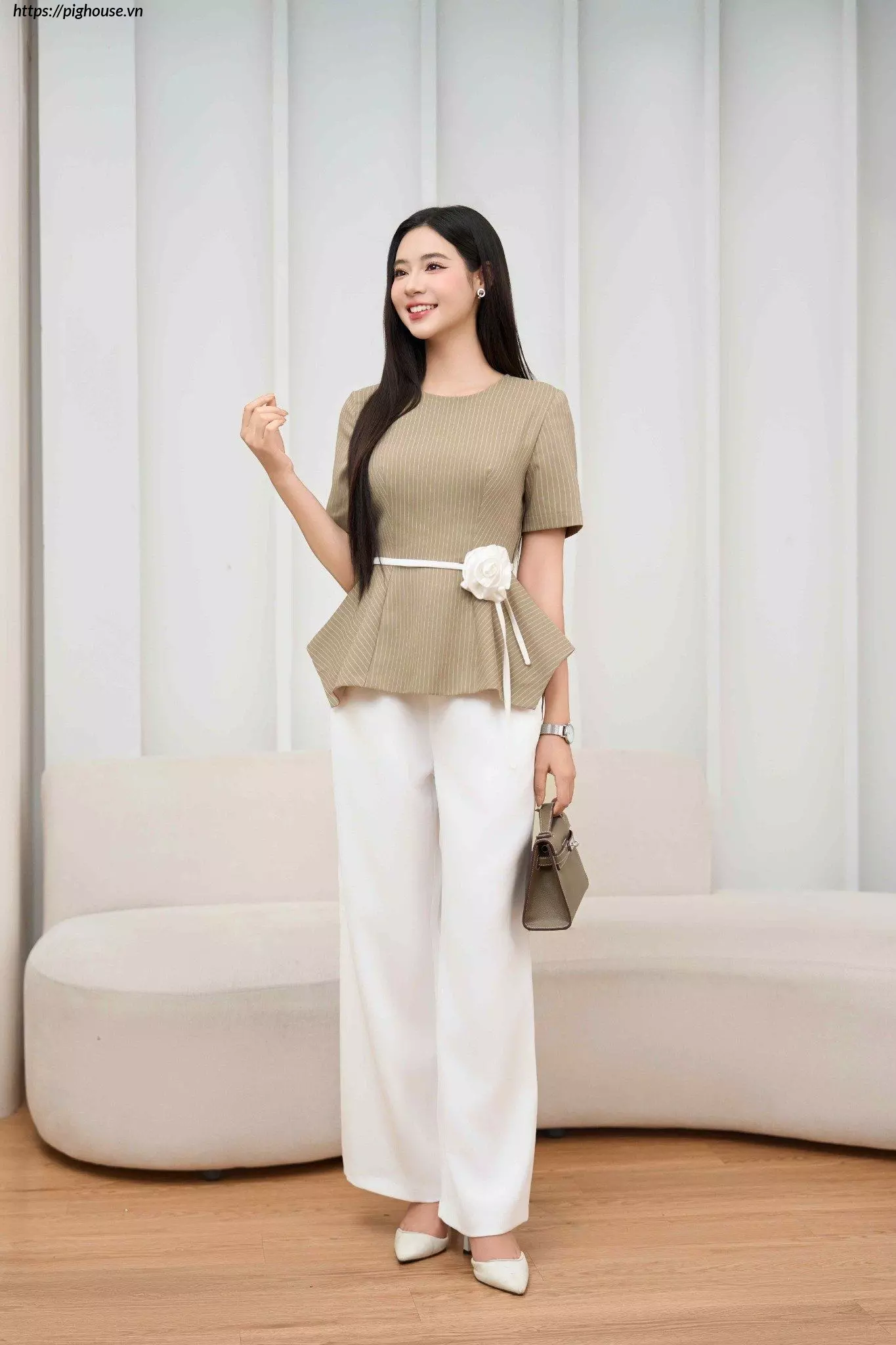Áo Peplum Cardina Dáng Đẹp, Tôn Eo