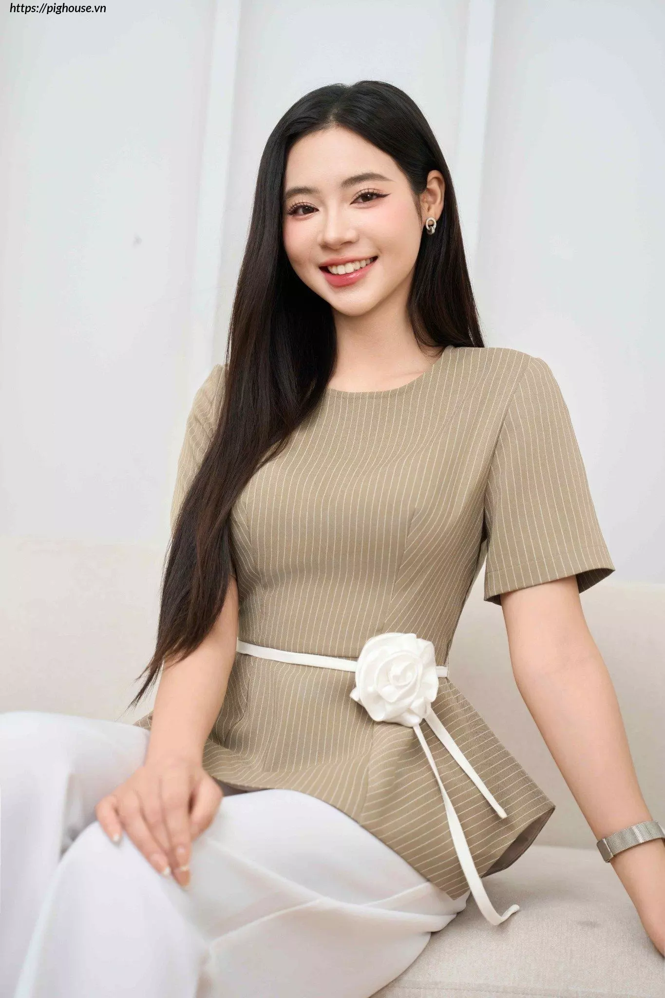 Áo Peplum Cardina Dáng Đẹp, Tôn Eo