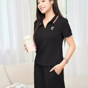 Bo cotton umi soi lanh co polo cardina