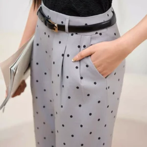 Quần Suông Nữ Chấm Bi Cardina Younger