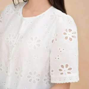 Áo Sơ Mi Nữ Thêu Hoa Cardina Younger