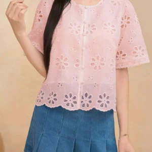 Áo Sơ Mi Nữ Thêu Hoa Cardina Younger