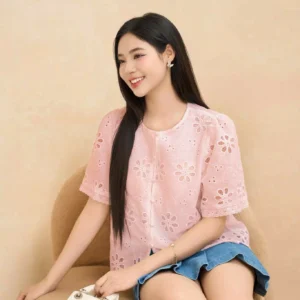 Áo Sơ Mi Nữ Thêu Hoa Cardina Younger