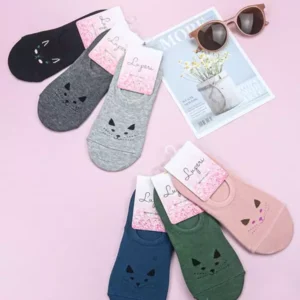 Tất hài nữ cotton ngắn nhiều màu Luperi