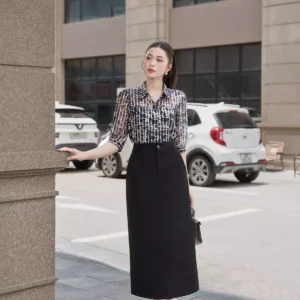 Áo sơ mi Bling cổ đức LF5SM48