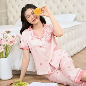 Pijama lua satin tim Cardina