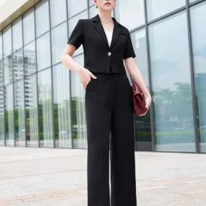 áo vest luperi tay ngắn phụ kiện lá