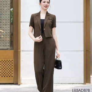 áo vest luperi tay ngắn phụ kiện lá