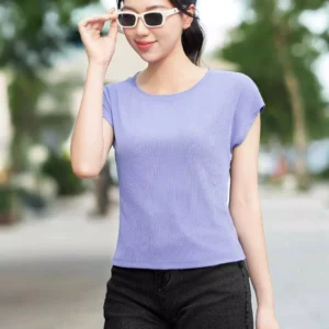 Áo Thun Tăm Nữ Cardina Cổ Tròn