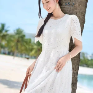 Đầm Maxi Đi Biển Thô Boi Dáng Suông Cardina