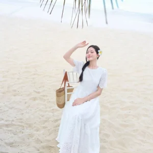 Đầm Maxi Đi Biển Thô Boi Dáng Suông Cardina